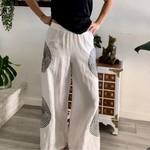 Greek Archaic Kori Linen pants size Medium NWOT